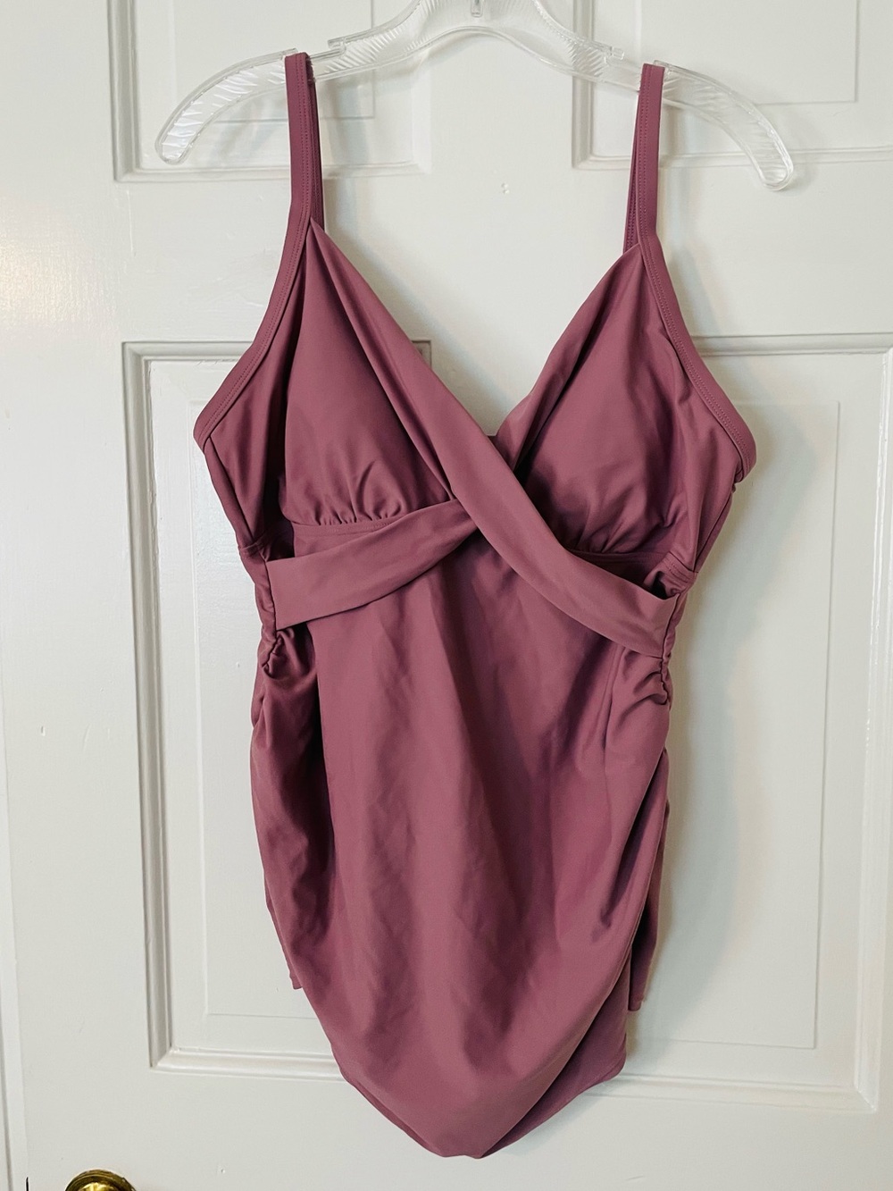 Pink Blush Maternity Swim Tankini Top